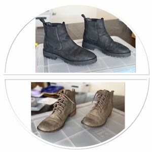 Bundle Deal: Thursday Boot Company Black and Tan Ankle Boots